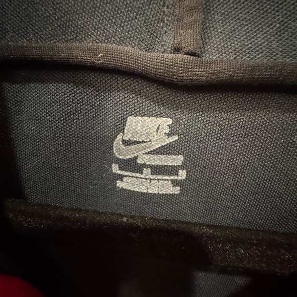 Nike Black Jacket with Blue and Pink Trim - Picture 4 of 5